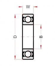 Подшипник Высокотемпературные подшипники Подшипник 6203 BHTS ZZ 280° по выгодным ценам Рубцовск